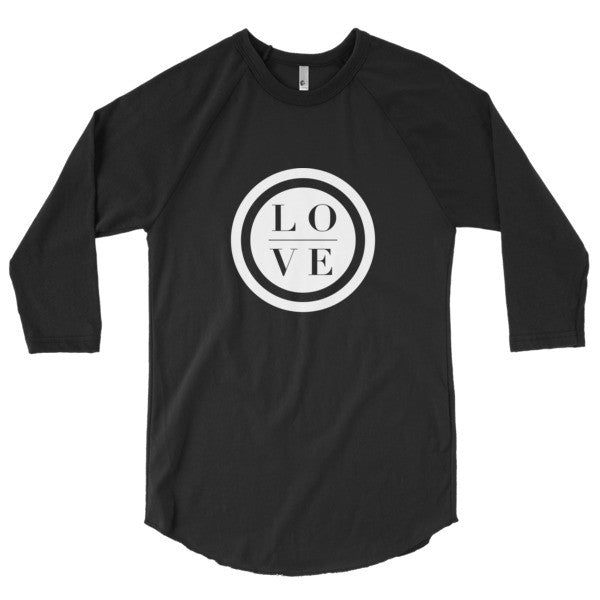OG Love Logo 3/4 Sleeve Unisex Raglan T-shirt