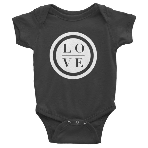 OG Love Black Infant Short Sleeve One-Piece